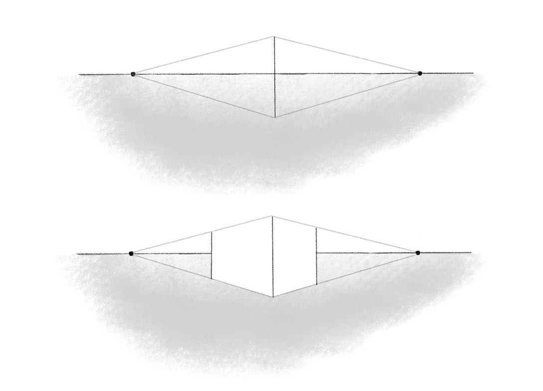 Two Point Perspective Drawing - Art and Architecture