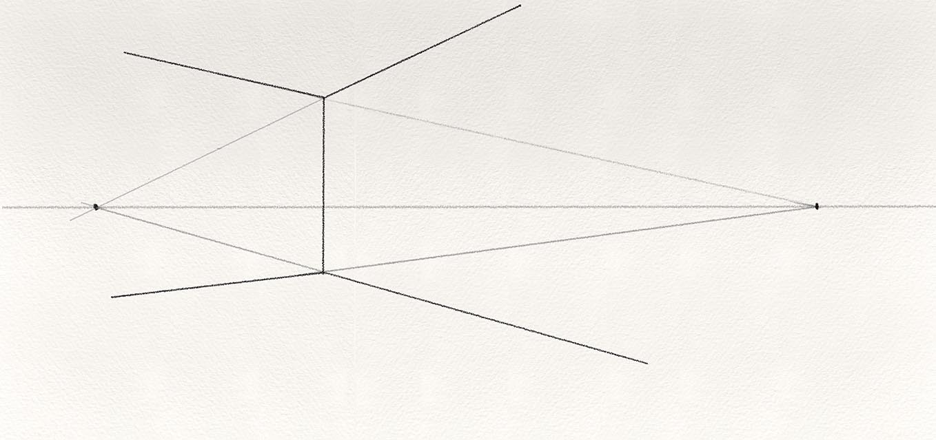 8 Step By Step Examples Of Two Point Perspective Drawing