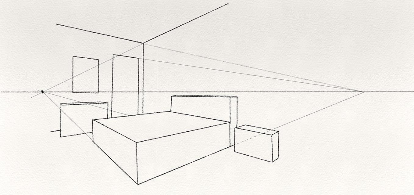 8 Step By Step Examples Of Two Point Perspective Drawing