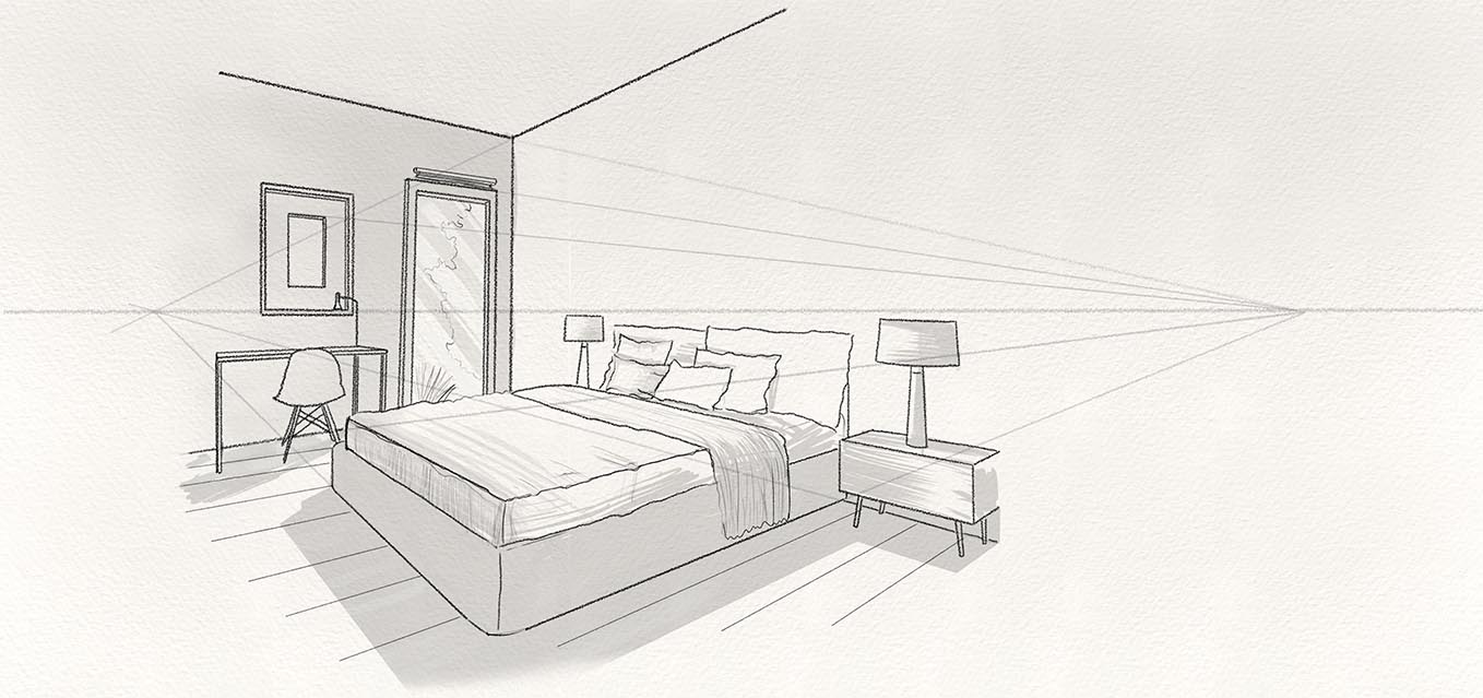 8 Step By Step Examples Of Two Point Perspective Drawing