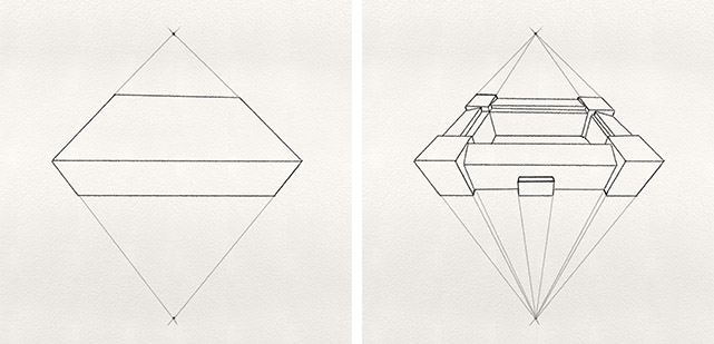 Two Point Perspective Drawing - Art and Architecture