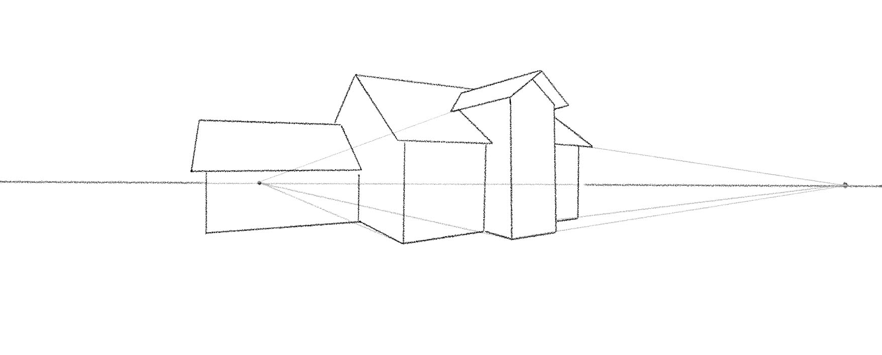 8 Step By Step Examples Of Two Point Perspective Drawing