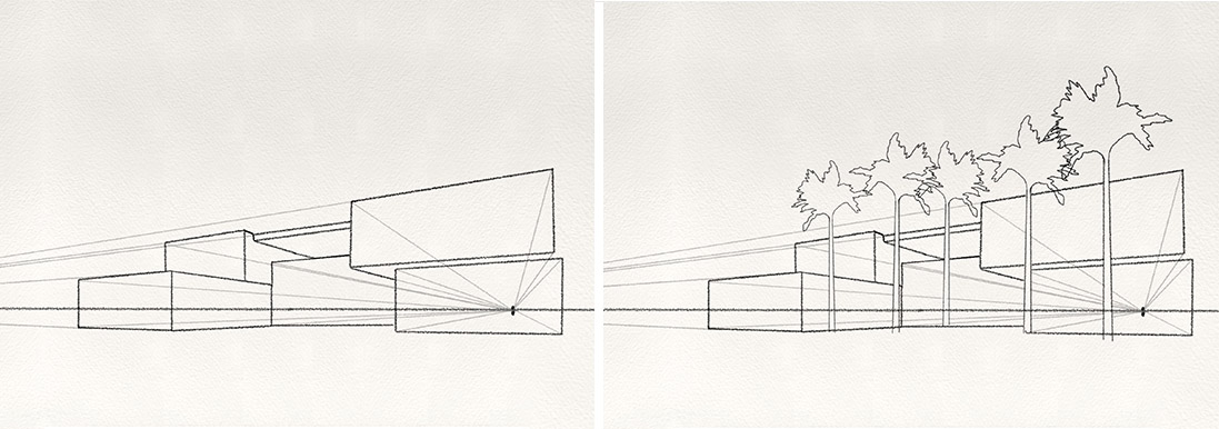 Two Point Perspective Drawing - Art and Architecture